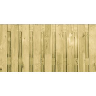 Tuinscherm geïmpregneerd grenen 19 planks 90x180cm