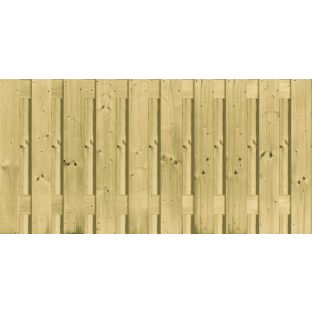 Tuinscherm geïmpregneerd grenen 21 planks 90x180cm