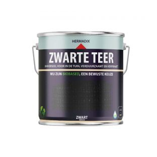Hermadix impr. zwarte teer 2,5ltr
