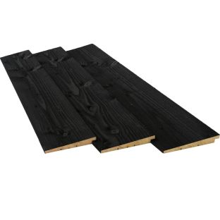 Rabat douglas zweeds gespoten zwart 12-25x180mm