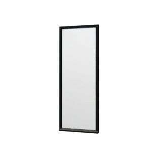 Raam steellook zwart 1 vaks 220x86,5cm