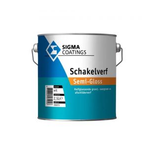 Sigma schakelverf semi gloss basis wn 2,5liter