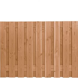 Tuinscherm coloured geschaafd 19 planks 150x180cm