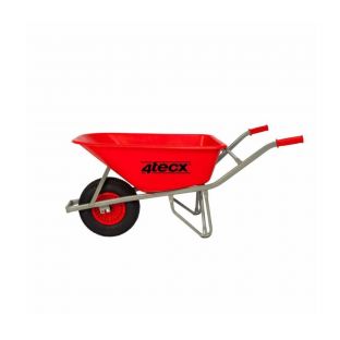 4tecx kruiwagen stratenmaker hdpe 100ltr Rood