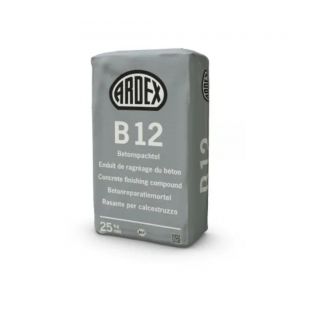 Ardex b12 betonreparatiemortel grijs zak 25kg