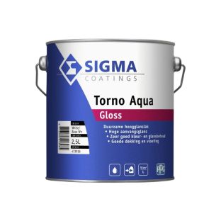 Sigma torno aqua gloss wit / basis wn 2,5 liter