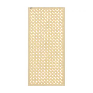 Scherm grenen trellis diagonaal 180x90cm