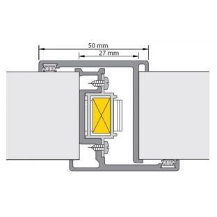Deurnaald type 2000 2200x40mm blind