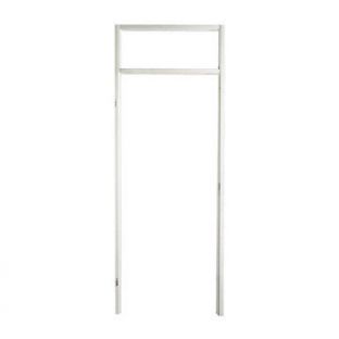 Hardhouten kozijn stomp + bovenlicht (2800mm) wit gegrond 56x115mm