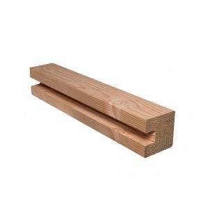 Douglas tussenpaal met sponning 95x95x3000mm