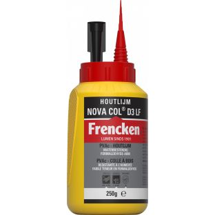 Frencken houtlijm wit nova col d3 250 gram