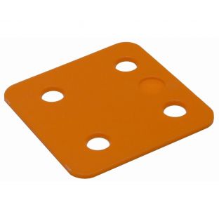 GB drukplaat zonder sleuf 2.0x70x70mm oranje 34702 / 48 stuks