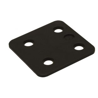 GB drukplaat zonder sleuf 3.0x70x70mm zwart 34703 / 48 stuks