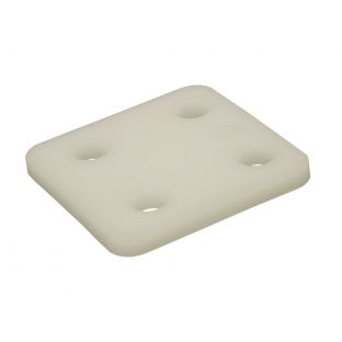 GB drukplaat zonder sleuf 6.0x70x70mm transparant 34706 / 48 stuks