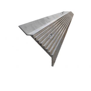 Aluminium knelprofiel roval 2500x50mm