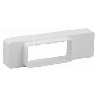 Ventilatiekanaal verloopstuk wit 204x60/110x54mm