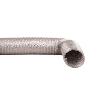 Flexibele slang aluminium hard 1,5 meter 112mm