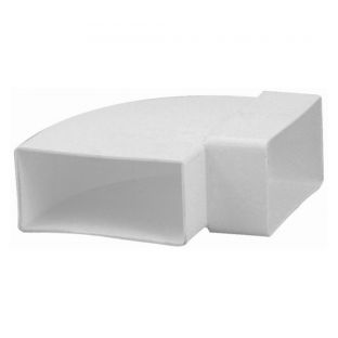 Ventilatiekanaal hoekstuk horizontaal 110x54mm