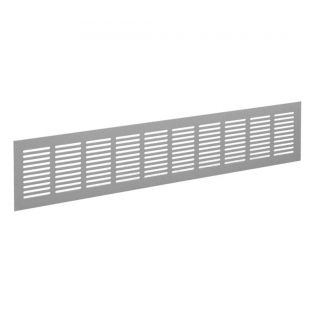 Plintrooster 600x80mm f1 aluminium