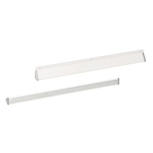 Ventilatiekapje 370x30mm wit alu