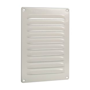 Alu schoepenrooster 150x220mm wit