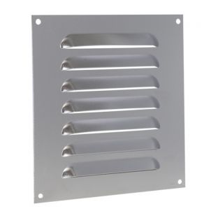 Alu schoepenrooster 150x150mm