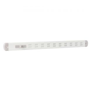 Bold line schuifrooster 370x30mm wit