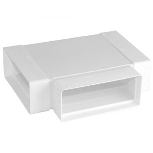 T-stuk 220x90mm horizontaal 90º