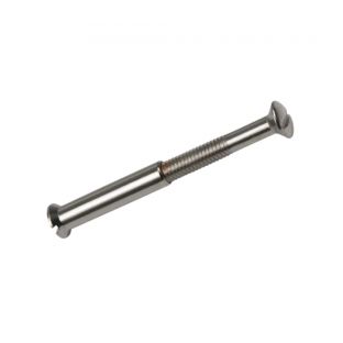 Patentbout+huls nikkel m4x38mm 10 stuks