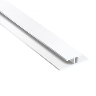 Colordeck koppelprofiel volschuim 400mm wit glad