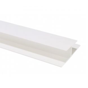 Colordeck koppelprofiel volschuim 400mm wit nerf
