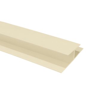 Colordeck koppelprofiel volschuim 400mm creme nerf