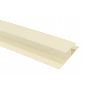 Colordeck koppelprofiel volschuim 400mm creme glad