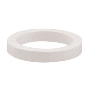 Verloopring kunststof wit conisch 100 naar 125mm