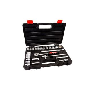 4tecx dopsleutelset 1/2" 25-delig