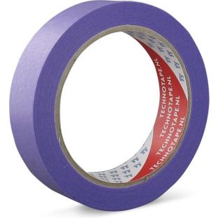Technotape maskingtape washi gold licht klevend paars 38mm x 50meter