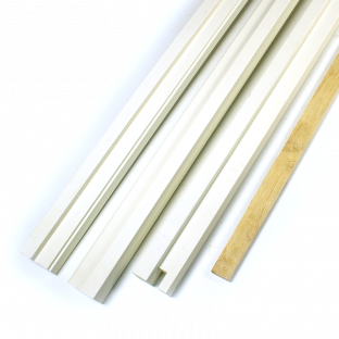 Grenen kozijn opdek wit gegrond 56x115mm