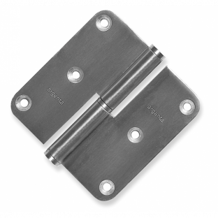 Paumel afgerond knoop 12mm rvs 89x89 links