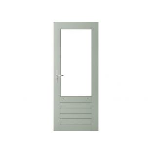 Wk046 stapeldorpeldeur  borstweringhoogte 660mm grijs gegrond 930x2015x38mm