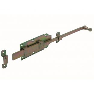 Rolstaartschuif e.verzinkt vlak 65x400mm 74486