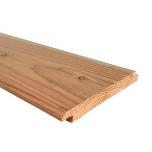 Achter/zijwand douglas rabat verticaal 300cm