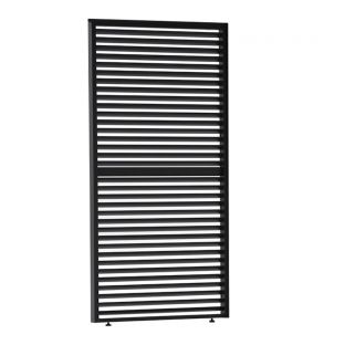CarpGarant verstelbare horizontale shutter paneel aluminium antraciet 95x235cm