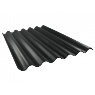 Ecolor golfplaat zwart 1830x1100mm