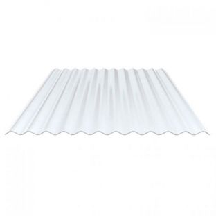 Golfplaat pvc helder 177/51 1530x1100mm