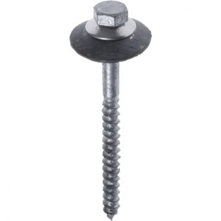 Golfplaatschroef rvs 7x70mm 100 stuks