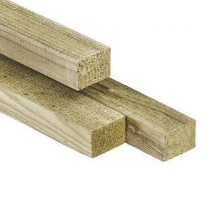 Grenen balk geschaafd geïmpregneerd 44x68mm