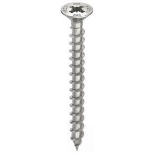 Heco spaanplaatschroef rvs a2 pk kruis 6.0 x 80 100 stuks