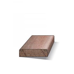 Hardhout koplat recht e 12x45mm