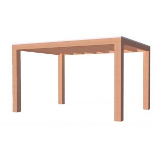 Overkapping douglas elegant 300x400cm