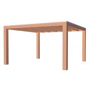 Overkapping douglas elegant 400x300cm